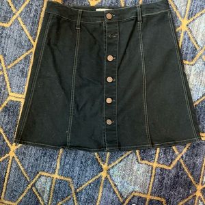 Denim Button up Skirt